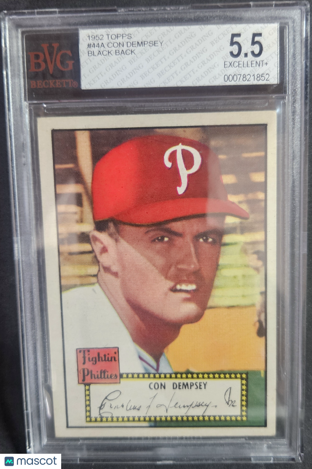 1952 Topps Con Dempsey Black #44A BVG 5.5