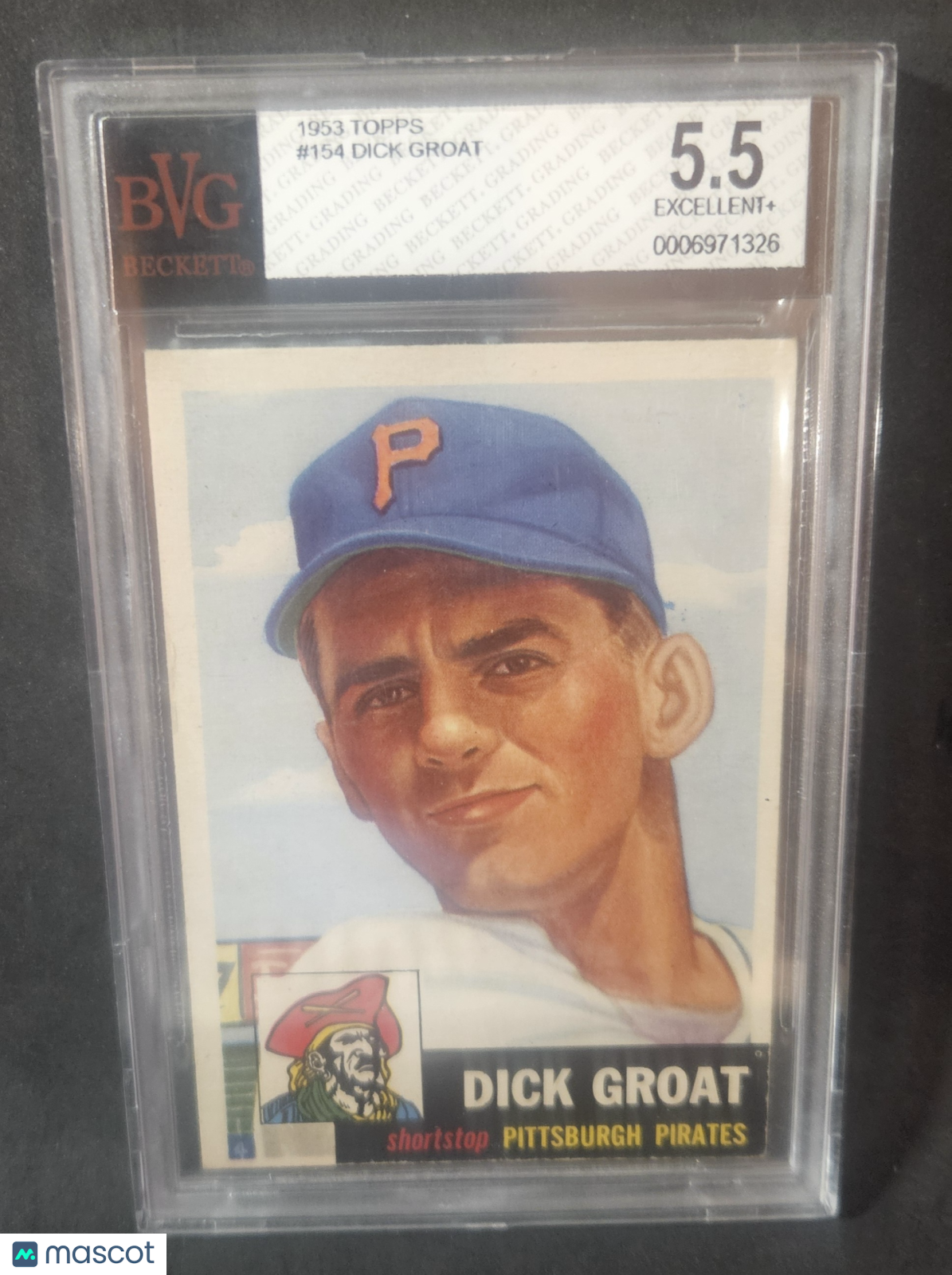 1953 Topps Dick Groat #154 BVG 5.5