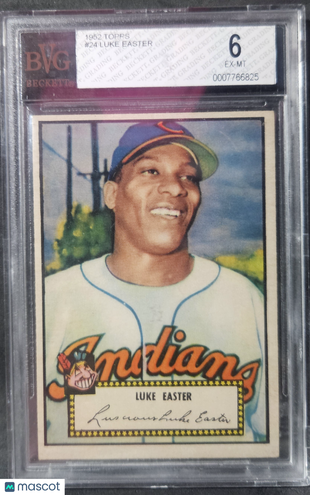 1952 Topps Luke Easter #24 BVG 6