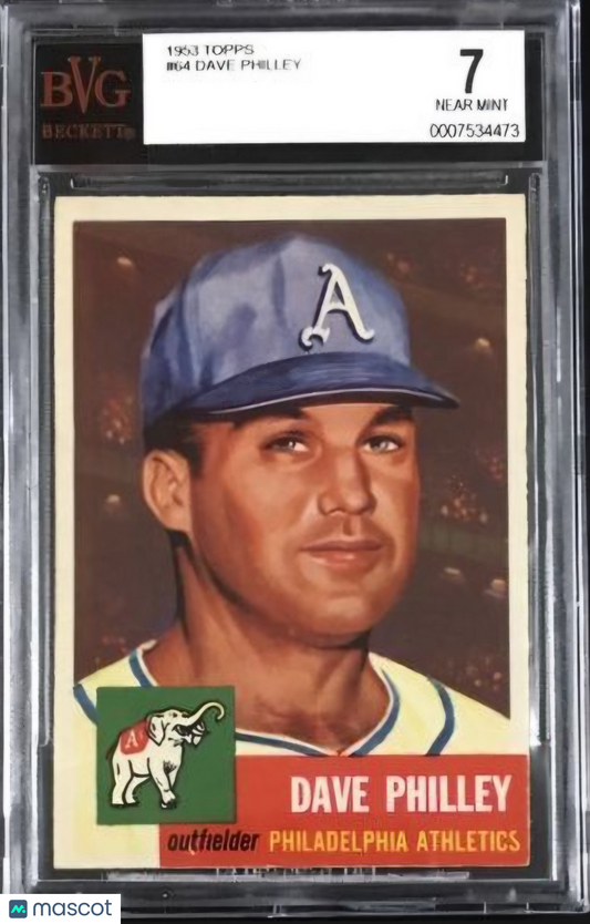 1953 Topps Dave Philley #64 Bvg 7