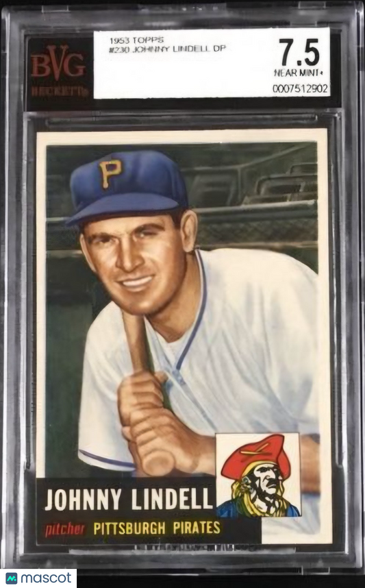 1953 Topps - High # Johnny Lindell #230 BVG 7.5