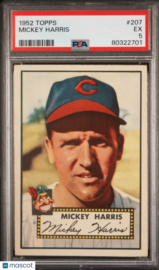 1952 Topps - Mickey Harris #207 Psa 5