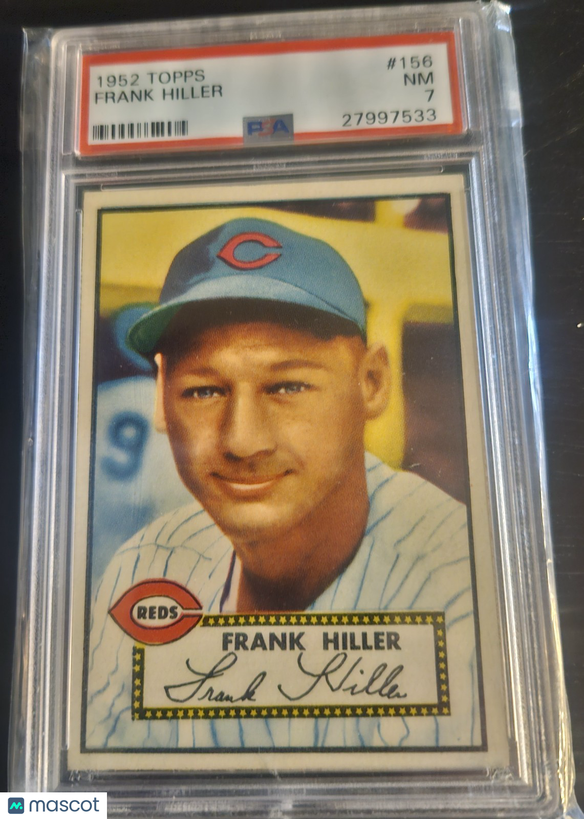 1952 Topps - Frank Hiller #156 Psa 7