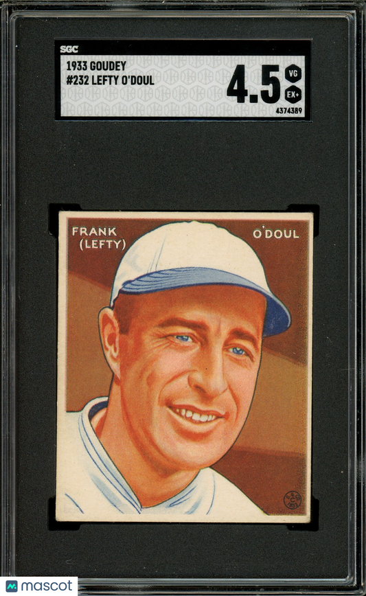 1933 Goudey  Lefty ODoul #232  SGC 4.5
