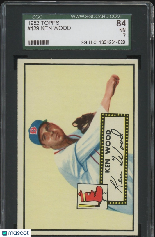 1952 Topps - Ken Wood #139 SGC 7