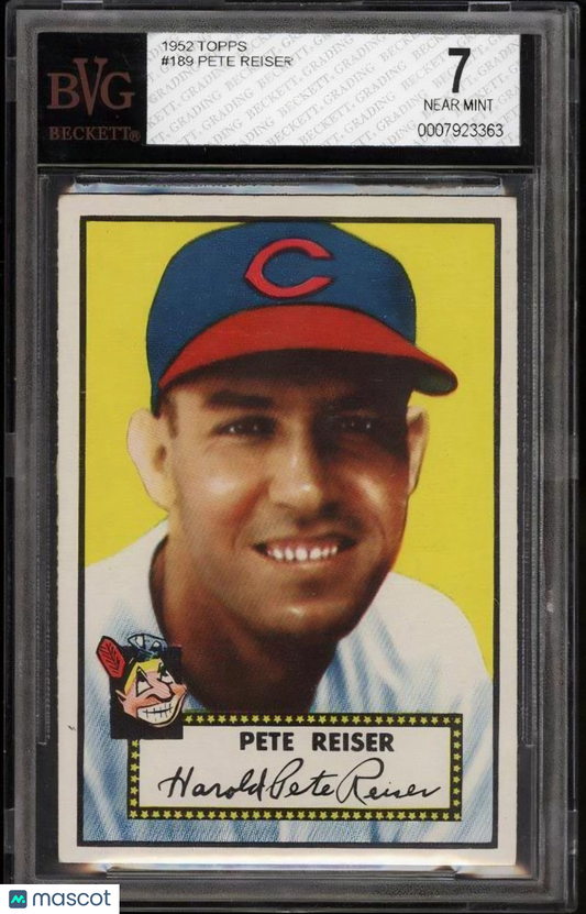 1952 Topps #189 PETE REISER BVG 7