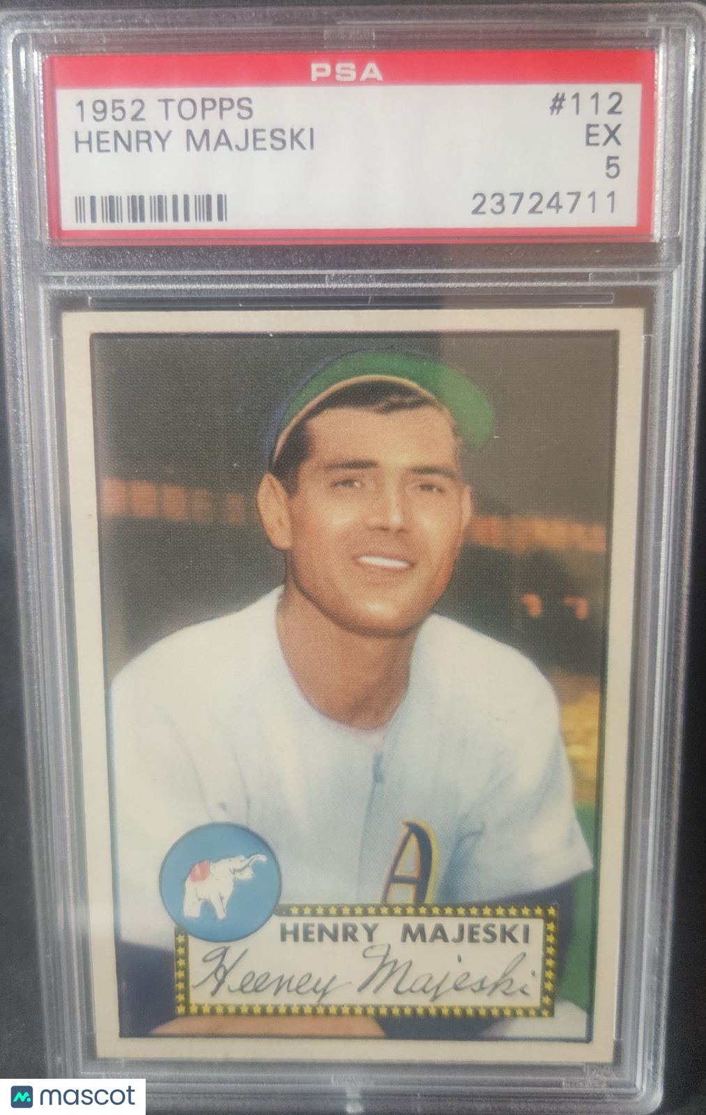 1952 Topps Henry Majeski #112 PSA 5