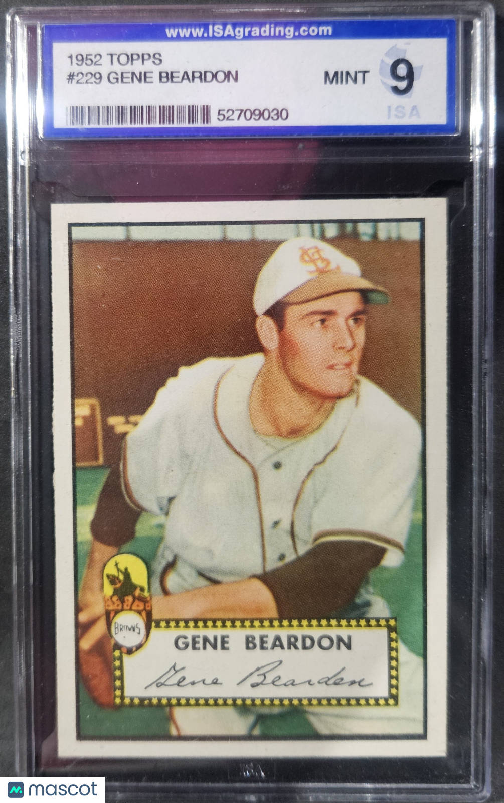 1952 Topps #229 Gene Beardon