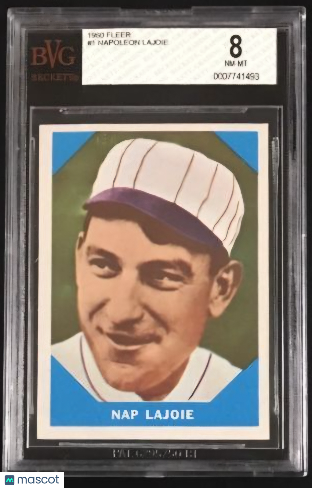 1960 Fleer Napoleon Lajoie DP #1 BVG 8