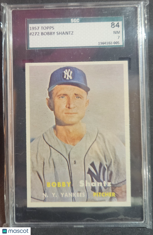 1957 Topps Bobby Shantz #272 SGC 7