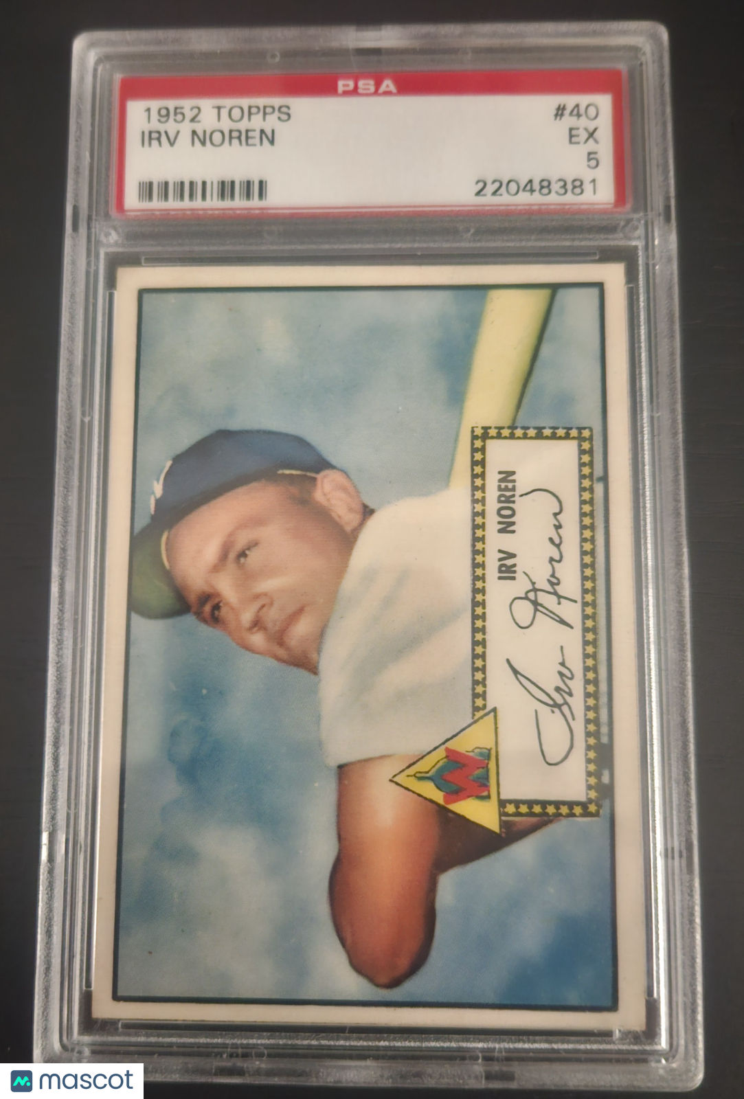 1952 Topps Irv Noren #40 PSA 5