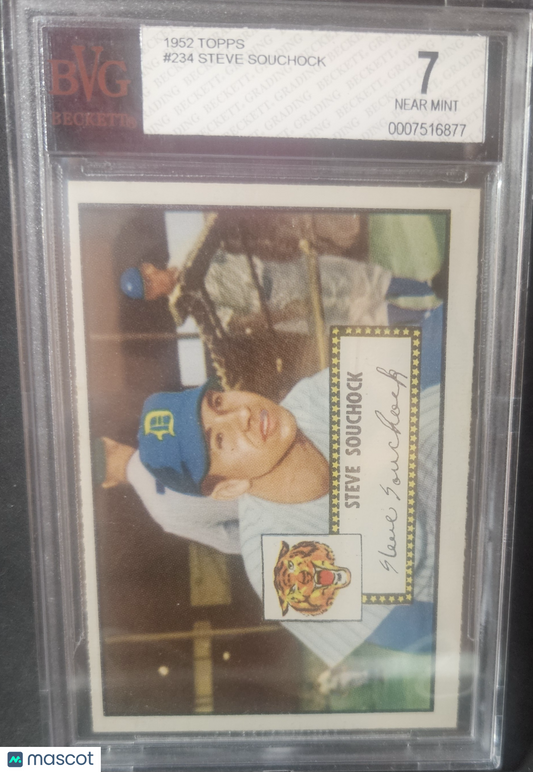 1952 Topps Steve Souchock #234 Rookie BVG 7