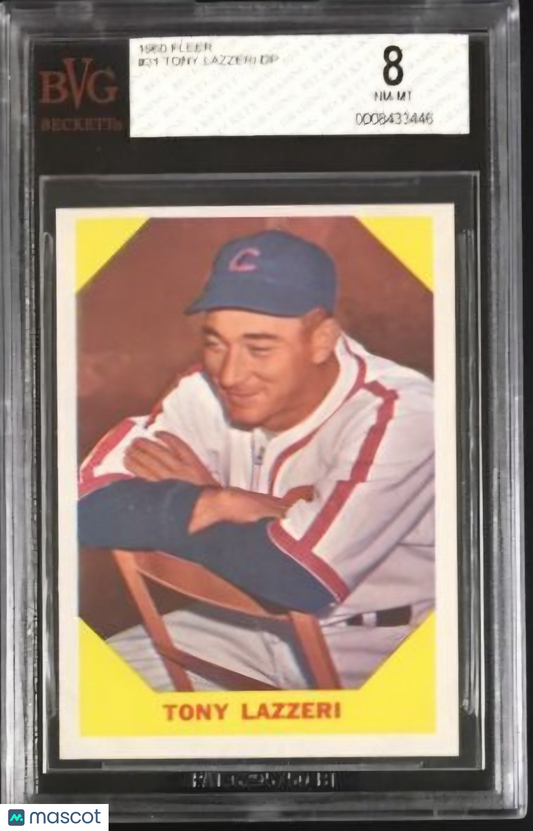 1960 Fleer Tony Lazzeri DP #31 BVG 8