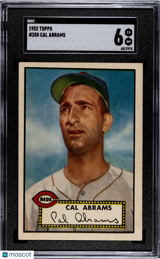 1952 Topps Cal Abrams #350 SGC 6