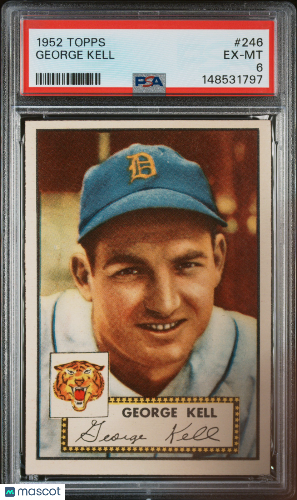 1952 Topps George Kell #246 PSA 6