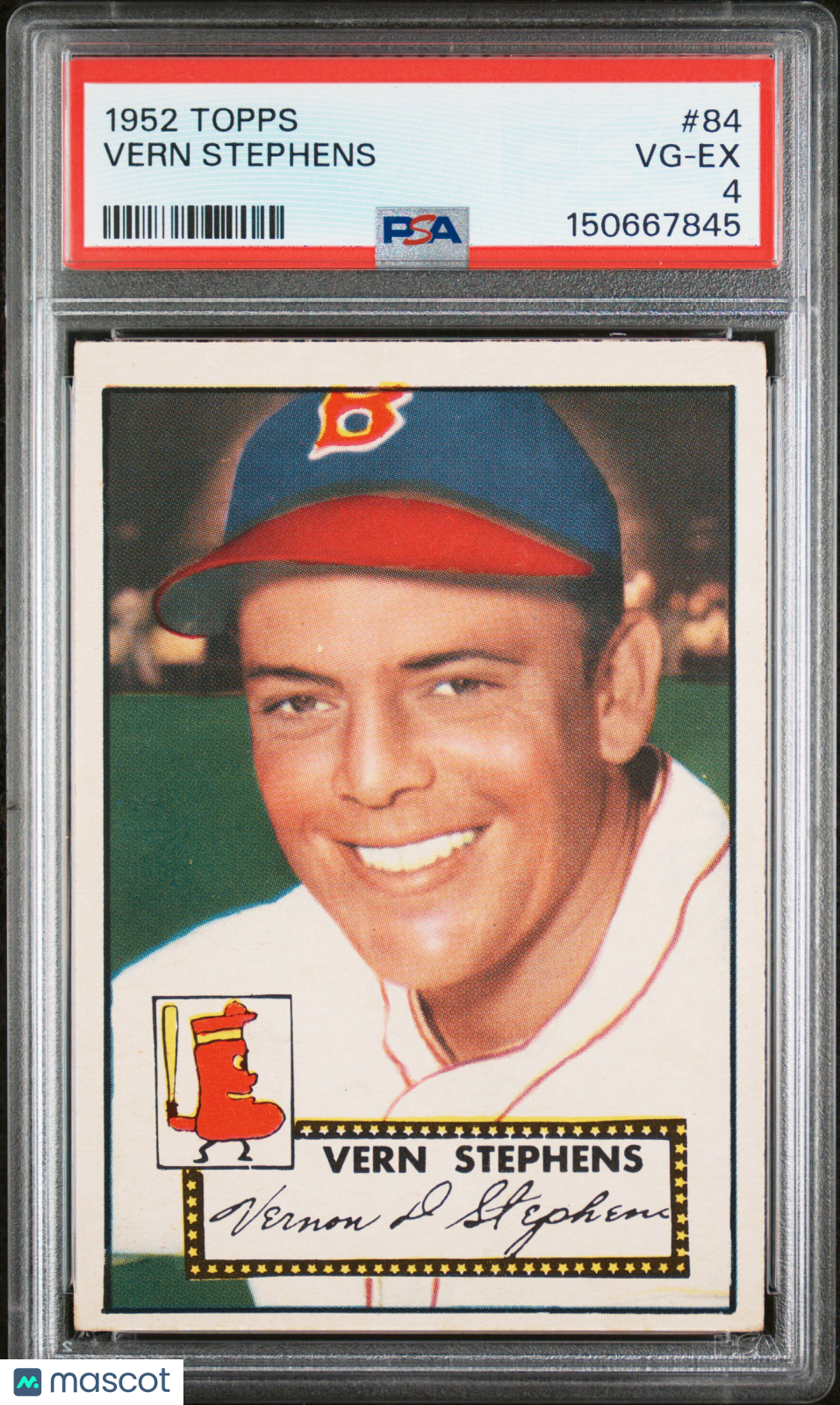 1952 Topps Vern Stephens #84 PSA 4