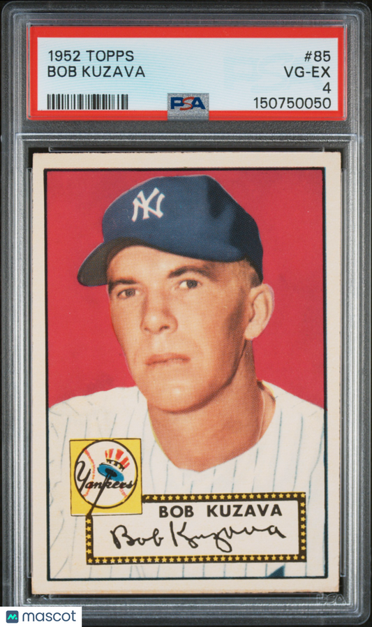 1952 Topps Bob Kuzava #85 PSA 4