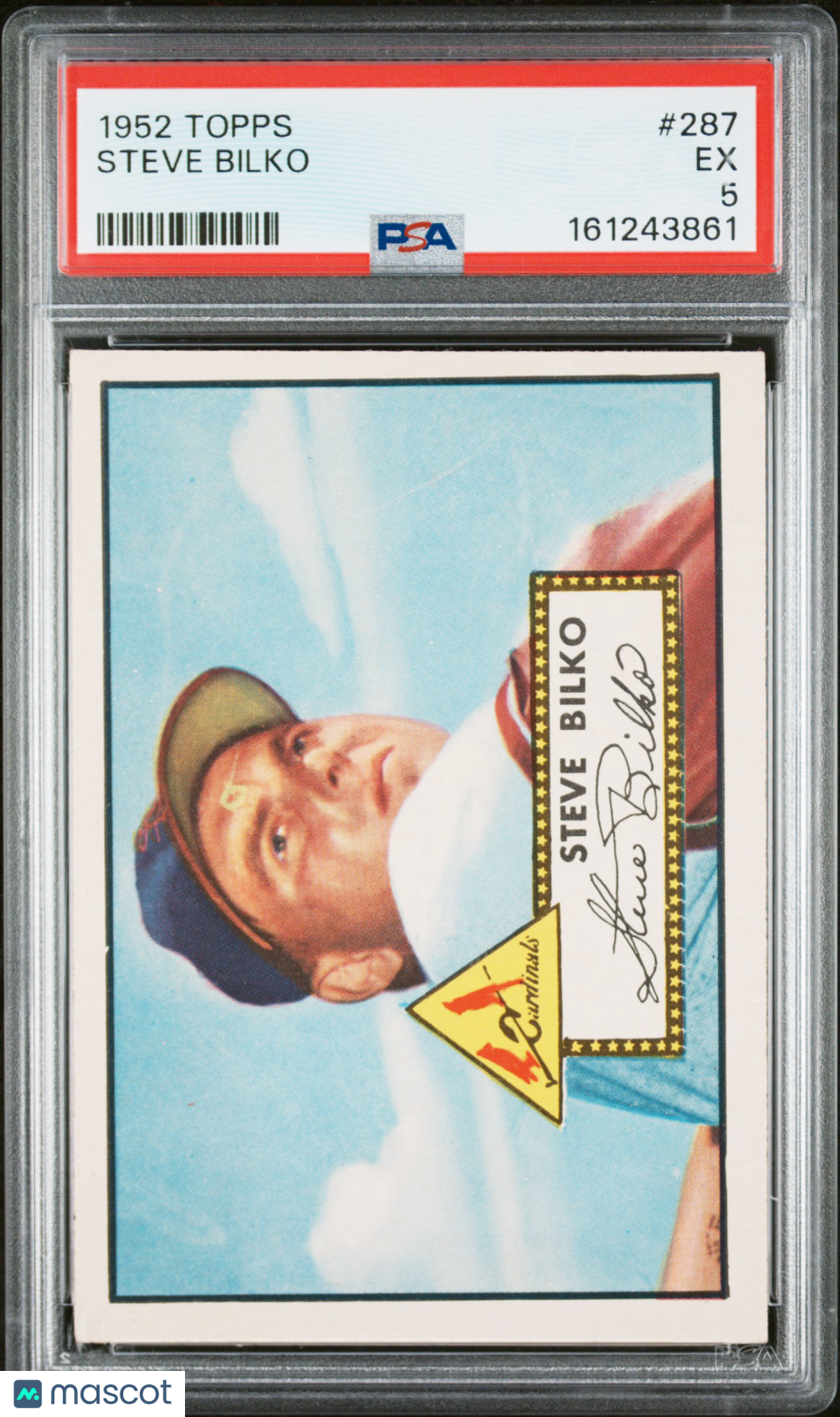 1952 Topps Steve Bilko #287 PSA 5