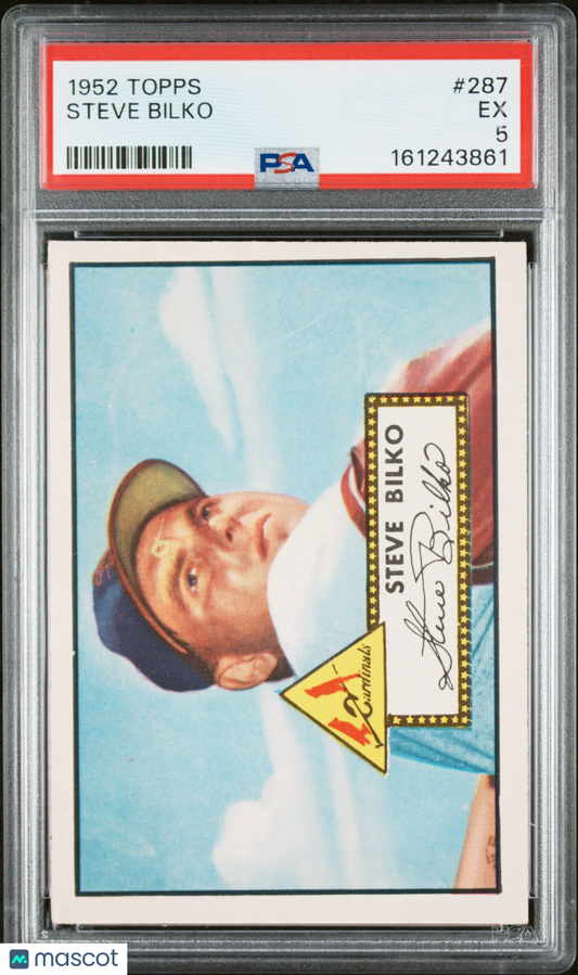 1952 Topps Steve Bilko #287 PSA 5