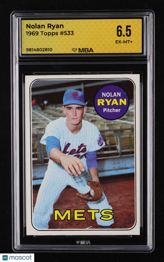1969 Topps Nolan Ryan #533 MBA 6.5