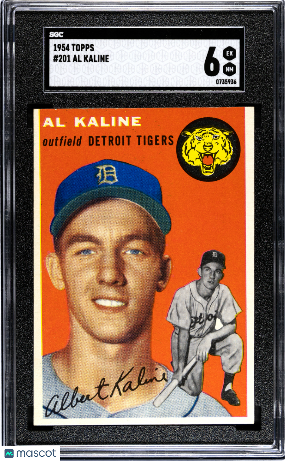 1954 Topps Al Kaline #201 SGC 6