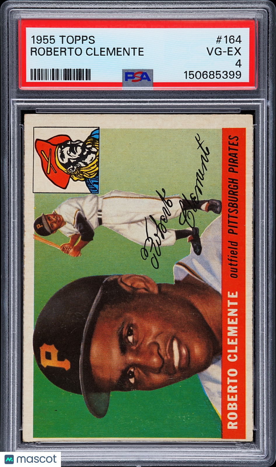 1955 Topps Roberto Clemente #164 PSA 4