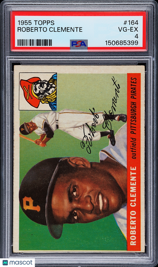 1955 Topps Roberto Clemente #164 PSA 4