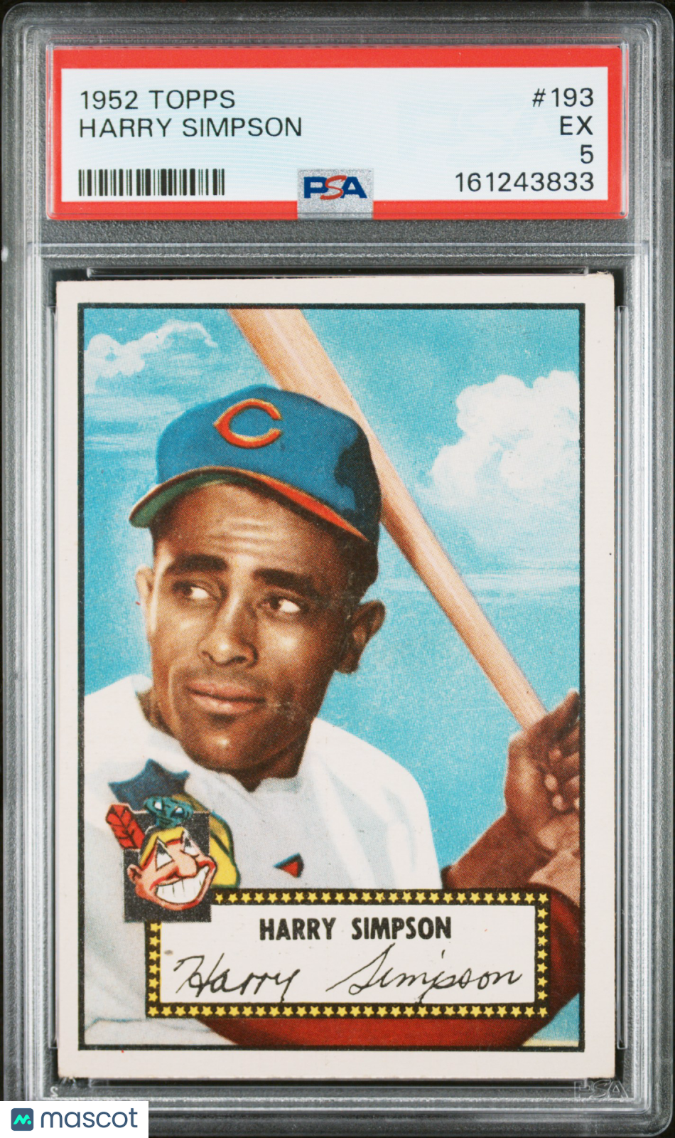 1952 Topps Harry Simpson #193 PSA 5