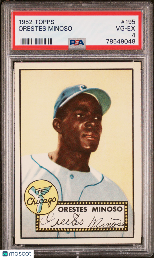 1952 Topps Orestes Minoso #195 PSA 4