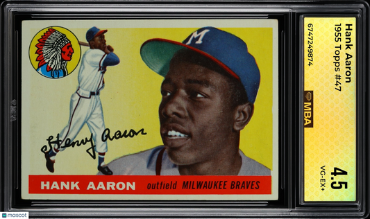 1955 Topps Hank Aaron #47 MBA 4.5