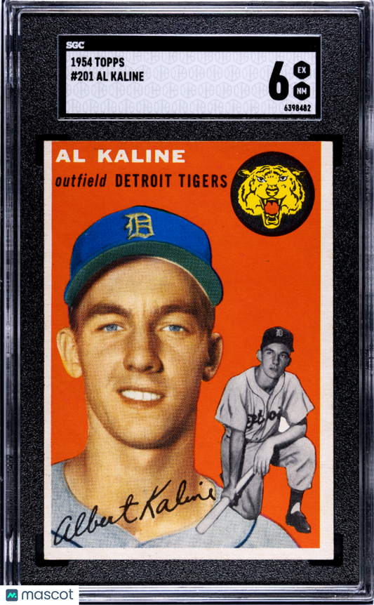 1954 Topps Al Kaline #201 SGC 6