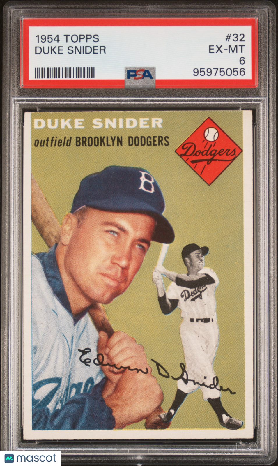 1954 Topps Duke Snider #32 PSA 6