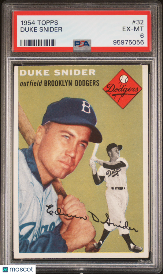1954 Topps Duke Snider #32 PSA 6