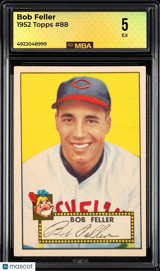 1952 Topps Bob Feller #88 MBA 5