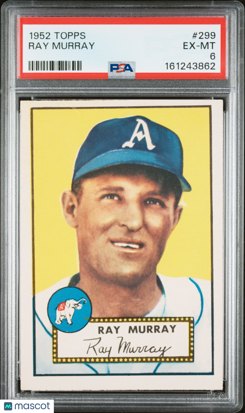 1952 Topps Ray Murray #299 PSA 6