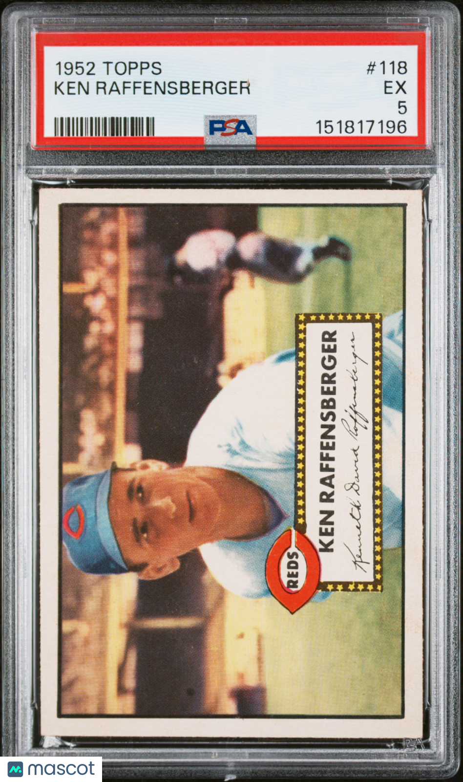 1952 Topps Ken Raffensberger #118 PSA 5 MBA candidate