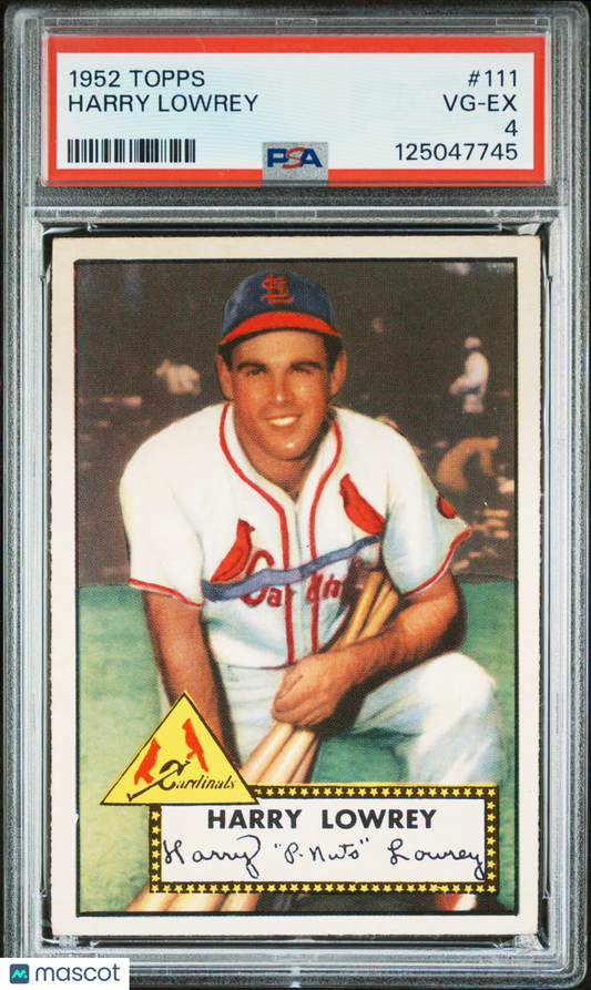1952 Topps Harry Lowrey #111 PSA 4