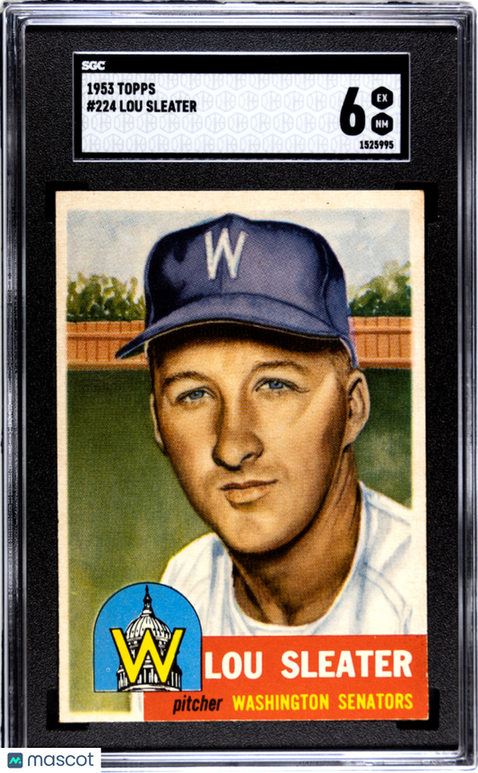 1953 Topps Lou Sleater #224 SGC 6